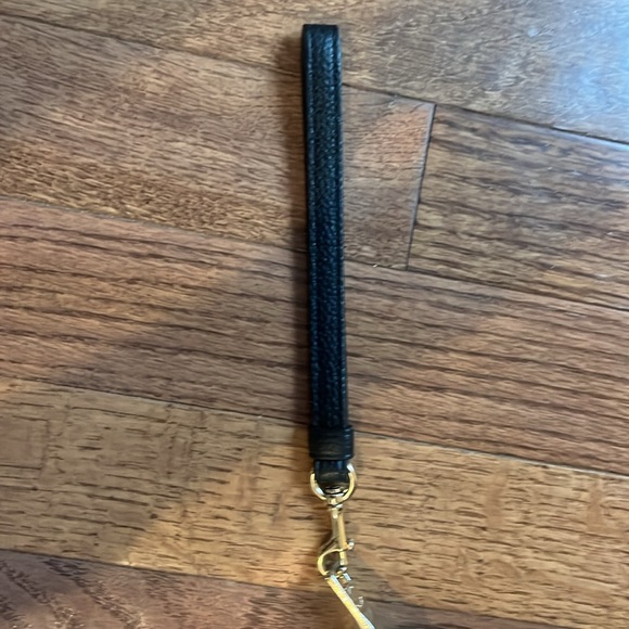 Coach wristlet, black leather - Picture 4 of 8